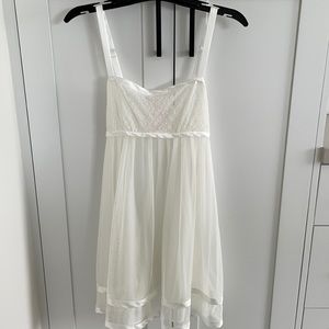 Oscar de la Renta slip white dress